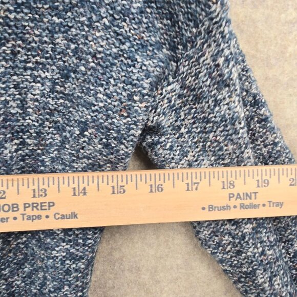 Love By Design Womens Marled Open-Front Sweater Blue XS Lightweight Cotton Blend - Picture 5 of 6